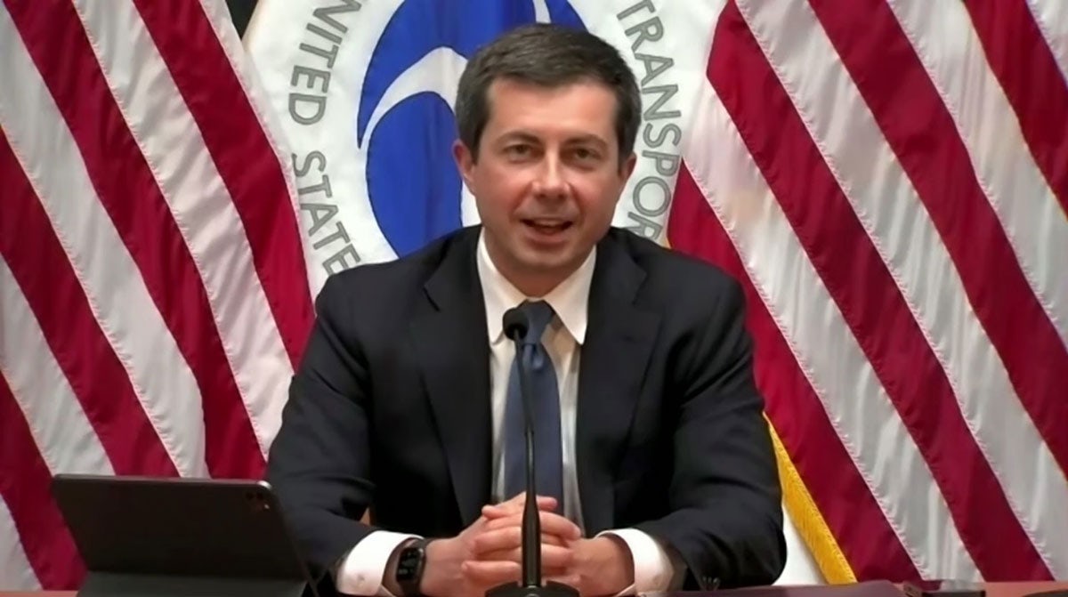 Transportation Secretary Pete Buttigieg makes recruiting truck drivers a priority as industry reaches a breaking point image